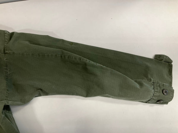 ミリタリー military 60's 60年代 US ARMY 米軍 実物 ジャングルファティーグ ジャケット 5th リップストップ VINTAGE ヴィンテージ  SMALL-REGULA ジャケット カーキ Sサイズ 101MT-4904