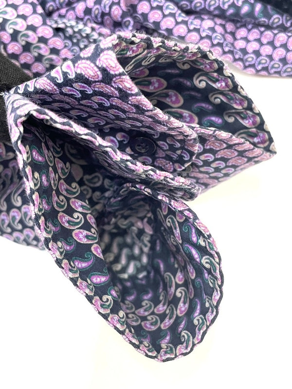 エトロ ETRO ペイズリー シャツ パープル 132-13190-5481 L 601MT-34