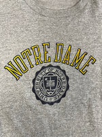 チャンピオン Champion 80s～ ヴィンテージ Vintage トリコタグ リバースウィーブ REVERSE WEAVE US古着 ノートルダム大学 カレッジプリント   Tシャツ グレー Lサイズ 101MT-4529