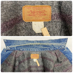 【曜日割引対象外】 リーバイス Levi's 70's 71205-0317 USA製 ブランケットライナー ジャケット ブルー 42Lサイズ 201MT-4465 VB