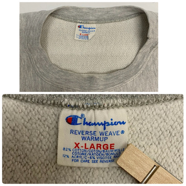 【曜日割引対象外】 チャンピオン Champion 80's リバースウィーブ USA製 トリコタグ スウェット グレー XLサイズ 201MT-4781 VB