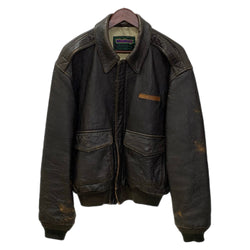 【曜日割引対象外】 ヴィンテージ vintage 80's ウェストベリー Westbury A-2 ユーロ ジャケット ブラウン Lサイズ 201MT-3588 VB