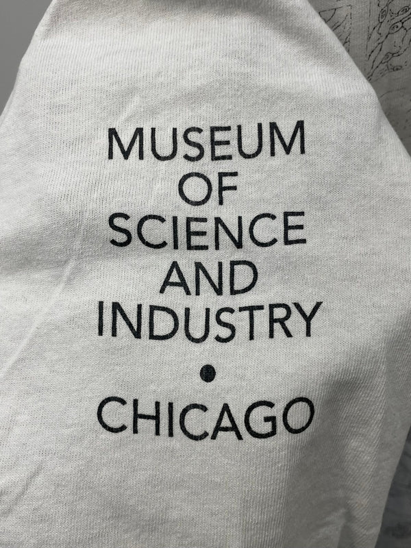 フルーツオブザルーム FRUIT OF THE LOOM 80’s MUSEUM OF SCIENCE AND INDSTRY CHICAGO TEE XL Tシャツ ホワイト 601MT-84