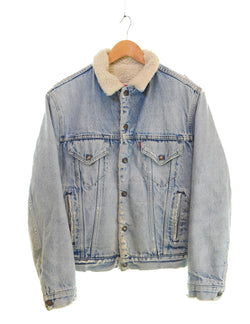 リーバイス Levi's 80s 90s ボアデニムジャケット Made in USA 80's 90's USA製 42R ジャケット ブルー 103MT-3305