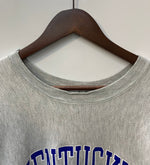 【曜日割引対象外】 チャンピオン Champion 90's 前期 USA製 reverse weave KENTUCKY WILDCATS  スウェット グレー XLサイズ 201MT-2980 VB