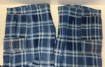 アベイシングエイプ A BATHING APE CHECK 6 POCKET DENIM SHORTS 001DSK301003M ハーフパンツ ブルー Mサイズ 201MB-1156