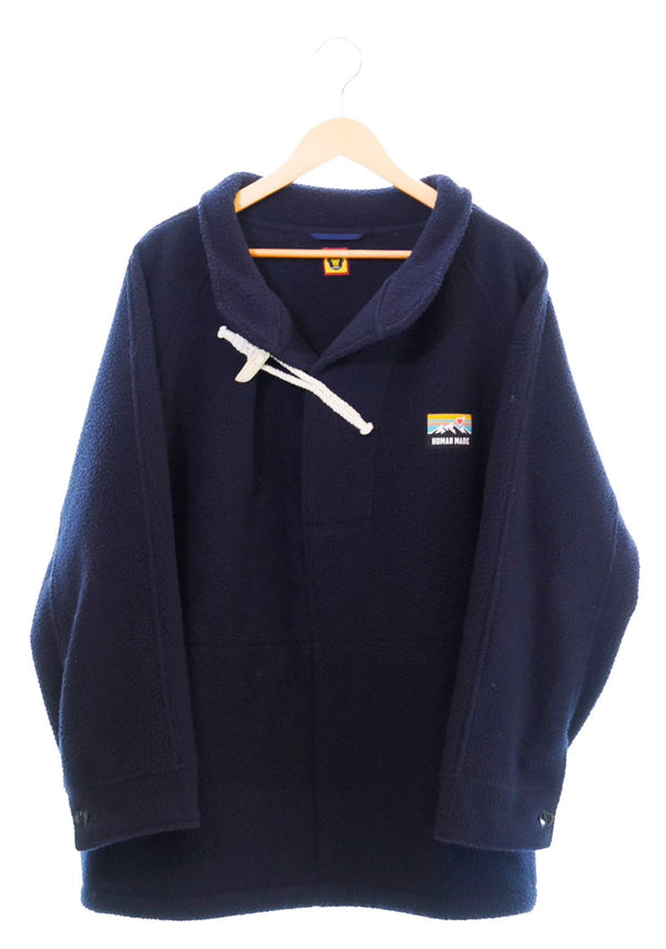 ヒューマンメイド HUMAN MADE P/O FLEECE JACKET フリース ジャケット ジャケット ネイビー Lサイズ 103MT-1147