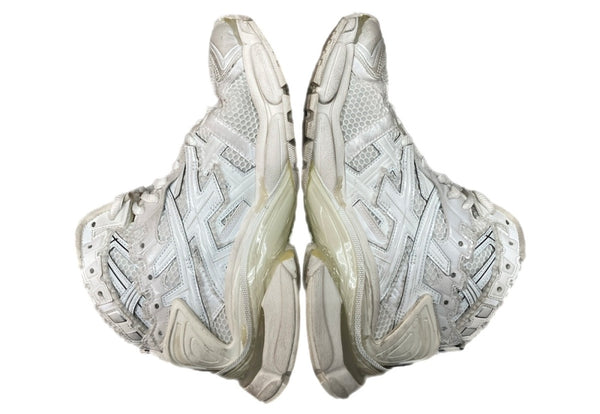 バレンシアガ BALENCIAGA Runner High ランナー ハイカット ダッド シューズ カットオフ ランニング 白 695764 メンズ靴 スニーカー ホワイト 27.5cm 104S-710
