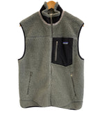 パタゴニア PATAGONIA CLASSIC RETRO-X VEST クラシック レトロX フリースベスト ボア 23047FA11 ベスト カーキ Mサイズ 101MT-3526