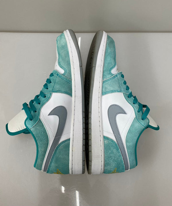 ナイキ NIKE エアジョーダン1 ロー SE "ニューエメラルド" Air Jordan 1 Low SE "New Emerald" DN3705-301 メンズ靴 スニーカー ロゴ ブルー 28cm 201-shoes796