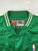 ナイキ NIKE ウォーム アップ ジャージ NBA CELTICS セルティックス ゲーム シャツ ユニフォーム ジャージ バスケット 緑 HO-03-BLM Tシャツ 刺繍 グリーン XLサイズ 104MT-1110