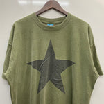 【曜日割引対象外】 ヴィンテージ vintage 90's R.E.M. FRUIT OF THE LOOM Monster Promotion Star Tシャツ カーキ XLサイズ 201MT-4283 VB