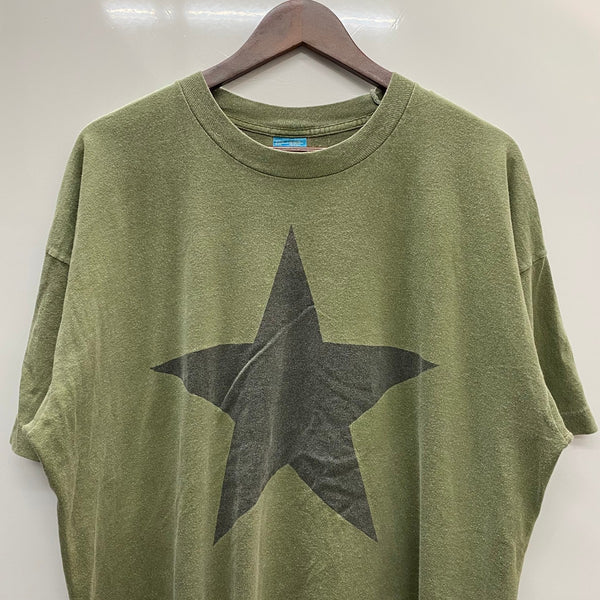 【曜日割引対象外】 ヴィンテージ vintage 90's R.E.M. FRUIT OF THE LOOM Monster Promotion Star Tシャツ カーキ XLサイズ 201MT-4283 VB