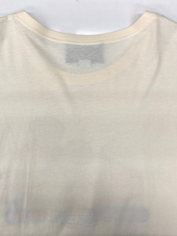 グッチ GUCCI × Disney ディズニー PRINT LOGO S/S T-Shirt プリント ロゴ 半袖 Tシャツ ミッキー アイボリー 白 Tシャツ キャラクター ホワイト Lサイズ 104MT-2336