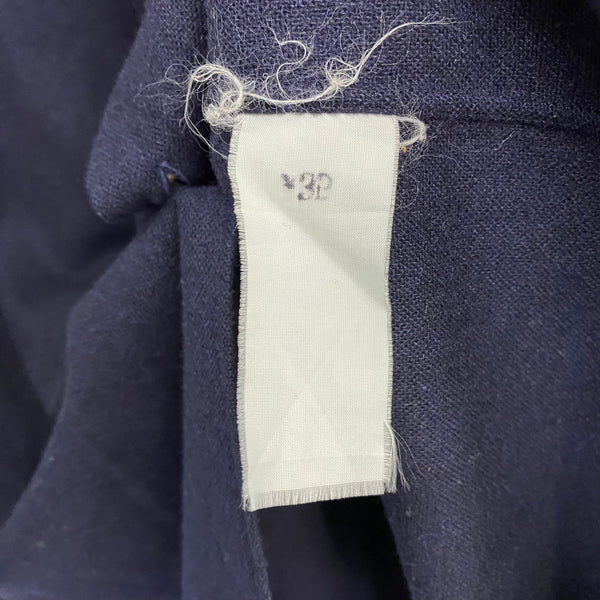 コムデギャルソンオム COMME des GARCONS HOMME デカオム 長袖シャツ ネイビー 35サイズ 201MT-4584