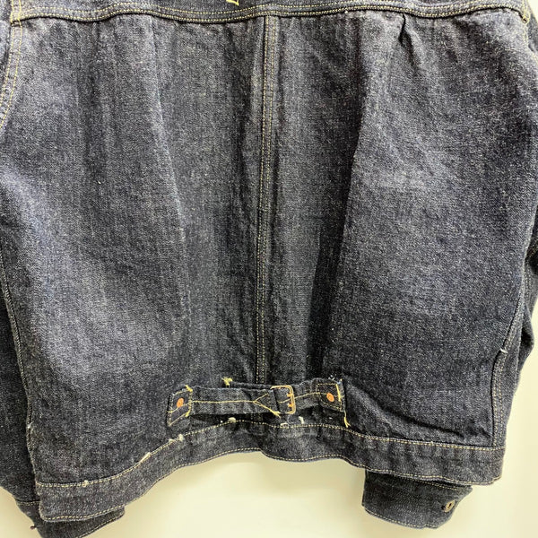 【曜日割引対象外】 ニートスタイル Neat Style KIWAMI WWII ”極み”大戦モデル 錆ボタン デニム ジャケット ブルー 46サイズ 201MT-4697 VB