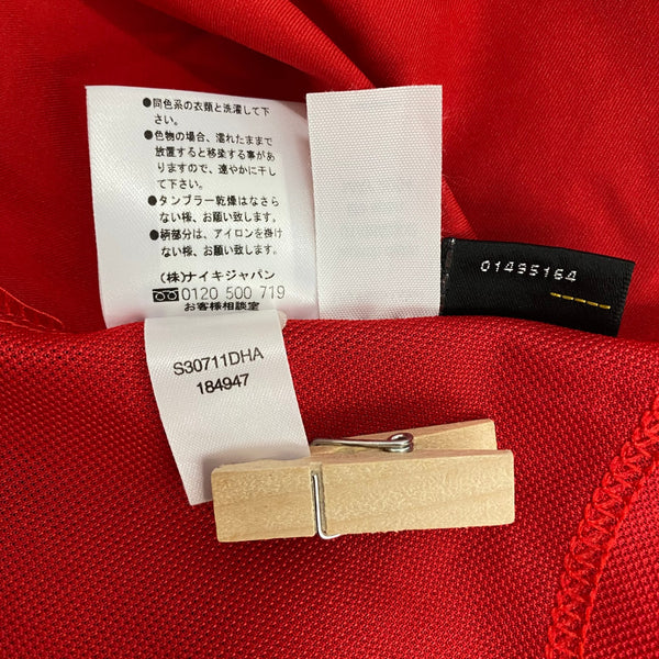 ナイキ NIKE マンチェスターユナイテッド Manchester United ユニフォーム ゲームシャツ 2002-03 Tシャツ レッド Mサイズ 201MT-4561