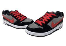 ナイキ NIKE 25年製 SB PAUL RODRIGUEZ ZOOM AIR LOW ポール ロドリゲス ズーム エア ロー P-ROD シューズ 灰 赤 黒 IM7147-001 メンズ靴 スニーカー ブラック 26cm 104S-1029