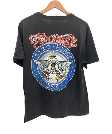 バンド band 80's～90's 80~90年代 AERO SMITH PUMP TOUR AERO FORCE ONE エレベーター シングルステッチ vintage ヴィンテージ Tシャツ ブラック Lサイズ 101MT-4331