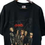 【曜日割引対象外】 バンド band エアロスミス Aerosmith 2001 WORLD TOUR Tシャツ ブラック XLサイズ 201MT-3599 VB