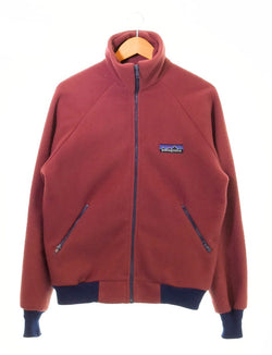 パタゴニア PATAGONIA 80’s デカタグ フリースジャケット ジャケット レッド Lサイズ 103MT-872