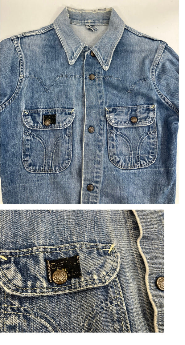 ヴィンテージ vintage  50's～60's 50～60年代 ストア系 2nd TYPE デニムジャケット Gジャン - ジャケット ブルー 101MT-4181
