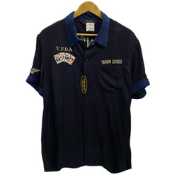 バンソン VANSON クローズ ワースト コラボ CRV-822 半袖シャツ ブラック Lサイズ 201MT-4061