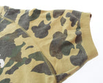 アベイシングエイプ A BATHING APE  カモ柄 猿 迷彩 半袖Tシャツ カーキ Tシャツ カーキ Sサイズ 103MT-2251