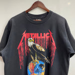【曜日割引対象外】 ヴィンテージ vintage 90's メタリカ METALLICA NOWHERE ELSE TO ROAM U.S. SUMMER '94 Tシャツ ブラック XLサイズ 201MT-4699 VB
