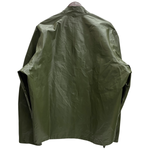 【曜日割引対象外】 ヴィンテージ vintage 60's スウェーデン軍 ラバー PVC レインコート ジャケット グリーン 48-50サイズ 201MT-4574 VB