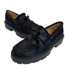 アルテサノス ARTESANOS PONY LOAFER キルトタッセルローファー ポニー 黒 NSH526-1 レディース靴 ローファー ブラック サイズ3 101sh-1856