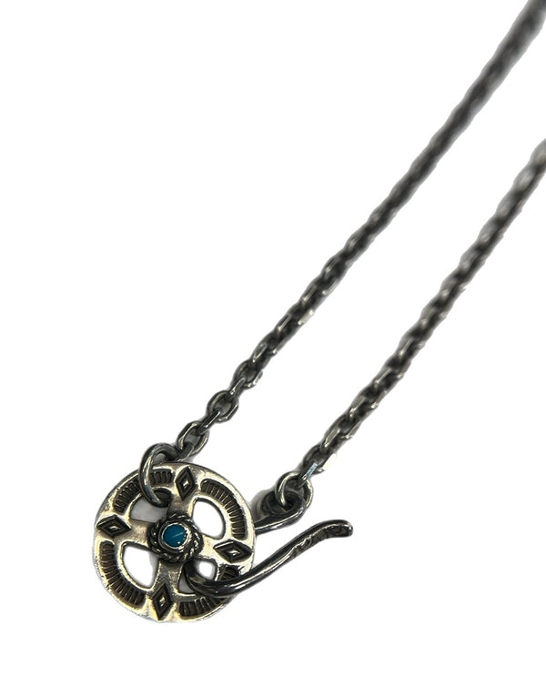 アリゾナフリーダム ARIZONA FREEDOM  ターコイズホイール フック チェーン メンズジュエリー・アクセサリー ネックレスチェーン シルバー 101goods-182