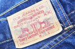 ティーシービ TCB JEANS Straight Jeans ストレート デニムパンツ 青 デニム ブルー 34 103MB-433