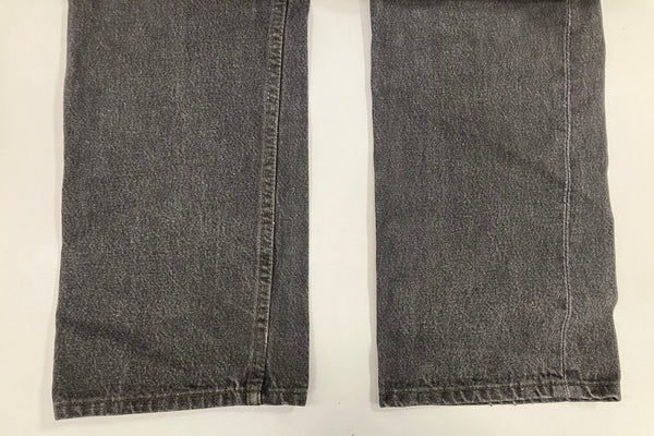 リーバイス Levi's 80's 80年代 501 先染めブラック ボタン裏524刻印 VINTAGE ヴィンテージ アメリカ製 MADE IN USA デニム ブラック W32L34 101MB-677