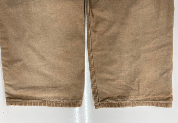 カーハート Carhartt Loose Original Fit ダブルニー ダック ペインターパンツ メキシコ製 フェード 茶 無地 ボトムスその他 ブラウン 32×30 104MB-358