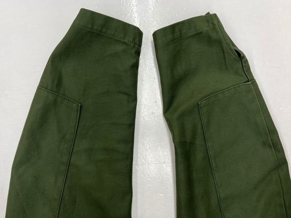 ミリタリー Military スウェーデン軍 M69 タンカースジャケット SWEDISH ARMY ユーロ ハの字 ジップ 緑 サイズ C44 ジャケット 無地 グリーン 104MT-1483