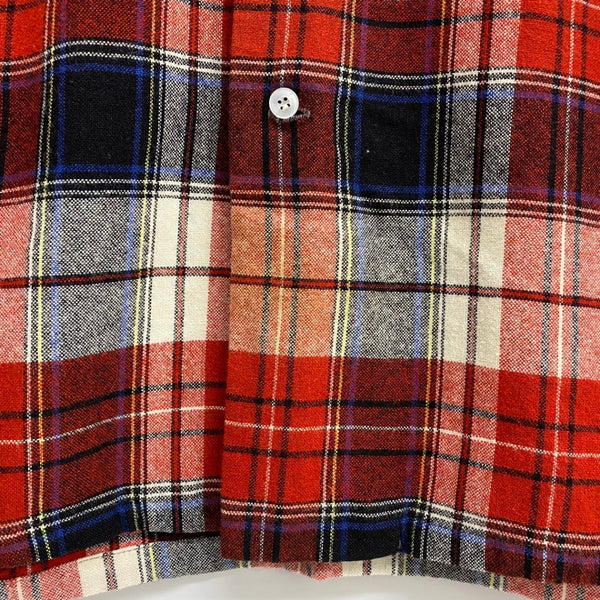 【曜日割引対象外】 ヴィンテージ vintage 60's Penneys Towncraft タウンクラフト Wool Shirt 長袖シャツ レッド Mサイズ 201MT-4368 VB
