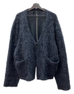マイナス MINUS MOHAIR CARDIGAN モヘア カーディガン TIMELESS CUT OFF 1B ニット セーター 紺 カーディガン 無地 ネイビー ONE SIZEサイズ 104MT-2291