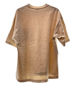 オーラリー AURALEE 21SS STAND-UP スタンドアップ TEE NATURAL ナチュラル 半袖 カットソー クルーネック オフホワイト  A21ST02SU 5 Tシャツ 無地 ベージュ 104MT-172