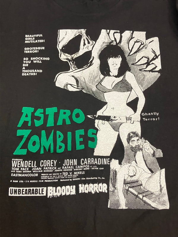 ヴィンテージ vintage 90's 90s Astro zombies アストロゾンビ SFホラー映画 ムービーT movie XL Tシャツ ブラック LLサイズ 101MT-3416