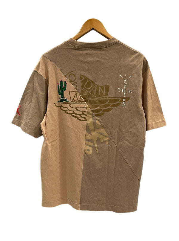 ジョーダン JORDAN x Travis Cactus Jack T-Shirt Khaki Desert トラヴィス カクタス ジャック Tシャツ デザートカーキ  NIKE ナイキ Tシャツ ベージュ Lサイズ 101MT-4928