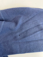 パタゴニア PATAGONIA ヘンリーネック 長袖カットソー USA製 無地 ロンT ブルー Lサイズ 101MT-4778