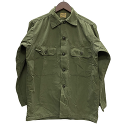 【曜日割引対象外】 ヴィンテージ vintage 60's TROOPER ユーティリティシャツ ポプリン ジャケット カーキ Sサイズ 201MT-4550 VB
