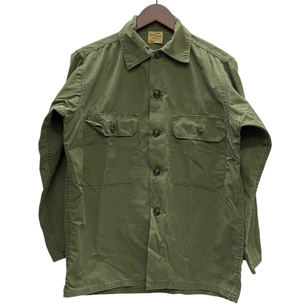 【曜日割引対象外】 ヴィンテージ vintage 60's TROOPER ユーティリティシャツ ポプリン ジャケット カーキ Sサイズ 201MT-4550 VB