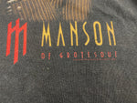 バンド band 00‘s MARILYN MANSON マリリンマンソン THE GOLDEN AGE OF GROTESQUE TENNESSEE RIVER 黒 Tシャツ プリント ブラック Lサイズ 104MT-682