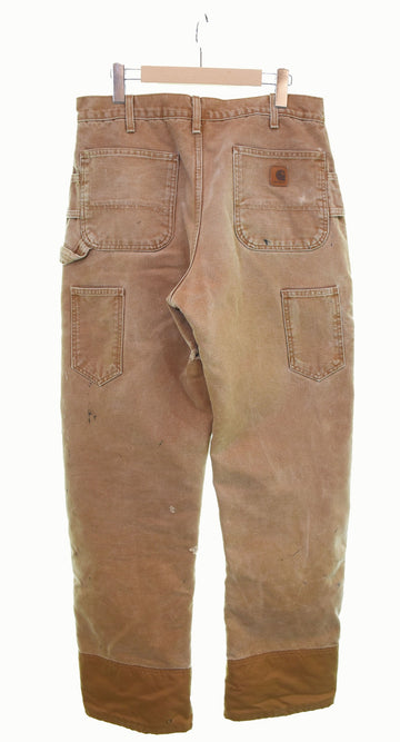 カーハート Carhartt ダブルニーペインターパンツ キルティングライナー ボトムスその他 ベージュ 34×36 103MB-405