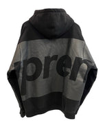 シュプリーム SUPREME big logo hooded sweatshirt ビッグロゴ バックプリントパーカー フーディ パーカ ブラック Lサイズ 101MT-5212