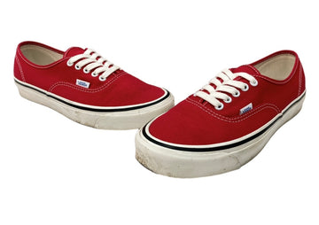 バンズ VANS ANAHEIM FACTORY Authentic 44 Dx オーセンティック アナハイム Racing スケボー シューズ 茶 VN0A38ENMR9 メンズ靴 スニーカー レッド 27cm 104S-1045