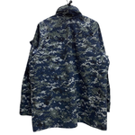 【曜日割引対象外】 ミリタリー MILITARY US.NAVY GORE-TEX WORKING PARKA デジタルカモ 8415-01-539-9872 ジャケット ブルー Mサイズ 201MT-4438 VB