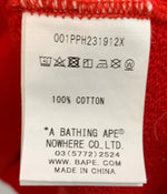 ア ベイシング エイプ  A BATHING APE x M&M's College Pullover Hoodie BAPE 001PPH231912X パーカ ロゴ レッド XXLサイズ 201MT-2515